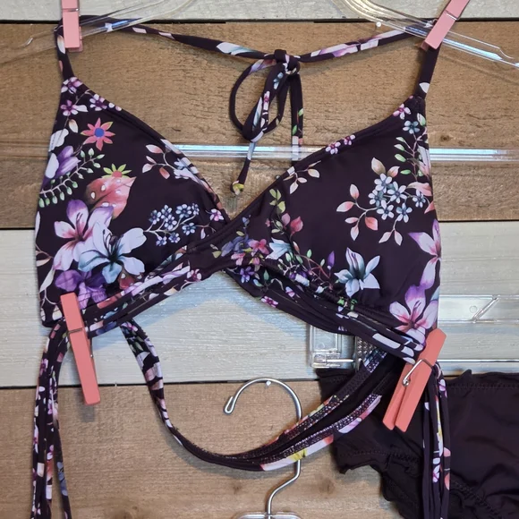 Hobie Bikini Set Top L/Bottoms S - Picture 3 of 13